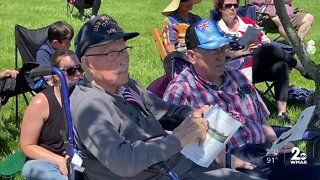 Memorial service honors war fallen veterans at cemetery in Crownsville