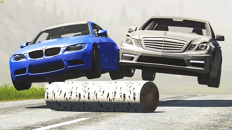 Crash Testing Real Car Mods #2 - Beamng Drive Car Crashes Compilation 