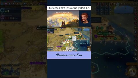 Daily Civ6 - TURN 166 - WE'RE IN THE ENDGAME!