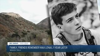 Loved ones remember Max Lenail 1 year later