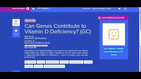 GOT LOW VITAMIN D? How To Check Your VDR Receptor Genes for Vitamin D Production Function