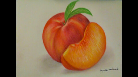 Draw a peach