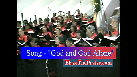 God And God Alone -City Temple Concert -Elijah Cummings 1998-filmed by Caleb Crump-Blaze The Praise®