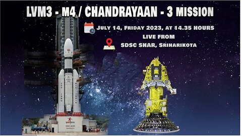 Launch of LVM3-M4/CHANDRAYAAN-3 Mission from Satish Dhawan Space Centre (SDSC) SHAR, Sriharikota
