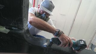 SOUTH AFRICA - Cape Town - Boat building (Video) (4xK)