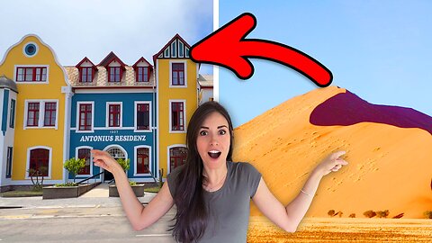 German Town HIDDEN in the AFRICAN DESERT 😲😲 (Swakopmund, Namibia)