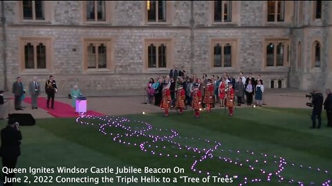 Queen Elizabeth | Why Did Queen Elizabeth "Ignite Windsor Castle Jubilee" While Connecting the Triple Helix to a Tree of Trees?