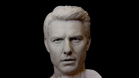 Tom Cruise: How to sculpt a realistic portrait in clay