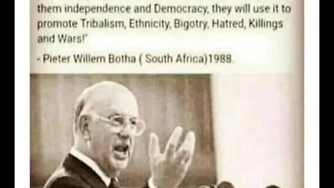 Waarom Blanke Suid Afrikaners NOOIT Weer Politici Sal Vertrou Nie! Almal Behalwe PW Botha Het Gelieg