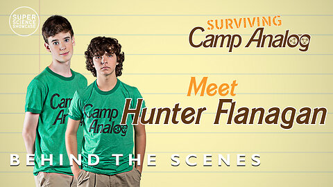 Meet Hunter Flanagan | On the Set of Surviving Camp Analog (2022) Interviews | Behind the Scenes