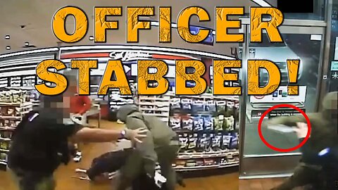 Officer Stabbed In The Neck By Unsuspecting Knifeman On Video - LEO Round Table S09E77