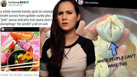 Cultural Appropriation has gone too far: making "non-white" food is racist now (this is insanity).