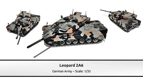 Leopard 2A6 - German Army - ModelKit from Italeri