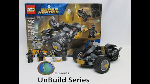 WMB UnBuild Series Lego DC Superheros Batman The Attack Of The Talons 76110