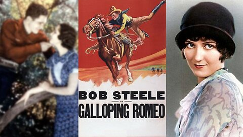 GALLOPING ROMEO (1933) Bob Steele, Doris Hill & George 'Gabby' Hayes | Western | B&W