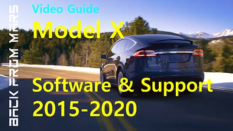 Video Guide - Tesla Model X 2015-2020 - Software Updates