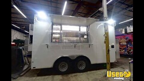 NEW Permitted 2023 Quality Cargo 8.5' x 14' Kitchen Food Concession Trailer for Sale in California