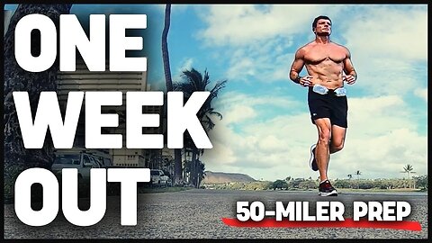 One Week Prep Before the 50-Mile Ultra Run, Oahu, Hawaii 🌸 | Gear, Hydration, & Supplements