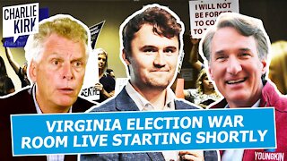 VIRGINIA GOVERNOR ELECTION WAR ROOM: A REFERENDUM ON BIDEN'S AMERICA | The Charlie Kirk Show LIVE