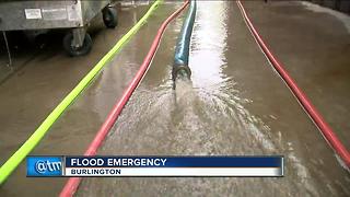 Flood emergency in Burlington