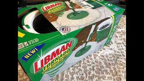 Easy to Use Libman Tornado Spin Mop Mopping Cleaning System Microfiber Clean Home Office Floors