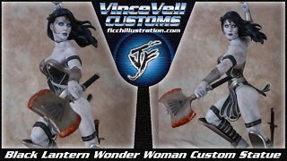 Black Lantern Wonder Woman Custom Statue