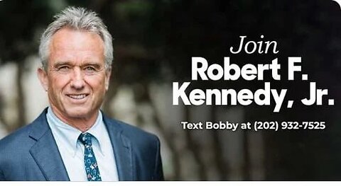 ROBERT F KENNEDY Jr FOR PRESIDENT