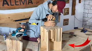 Um Projeto Simples Para você Fazer na Sua Casa! Woodworking