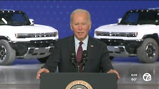 President Biden visits Detroit for grand opening of GM's Factory ZERO plant