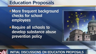 Indiana lawmakers begin discussions on education proposals