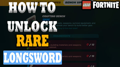 How To Unlock The Rare Longsword In LEGO Fortnite