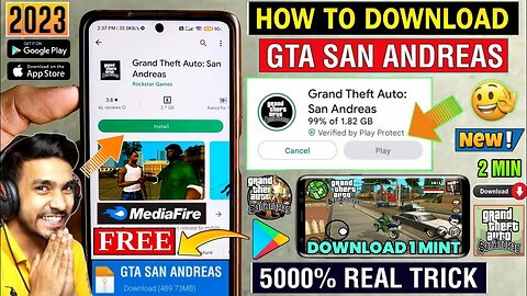 😍 GTA SAN ANDREAS DOWNLOAD ANDROID 2023 | GTA SAN ANDREAS DOWNLOAD PLAY STORE FREE | GTA SAN ANDREAS