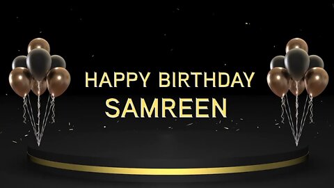 Wish you a very Happy Birthday Samreen