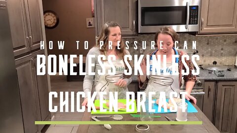 How to Pressure Can Chicken Breast