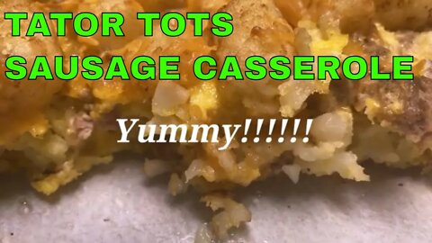 Tator Tots Breakfast Casserole