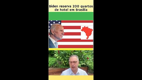 Biden reserved 200 hotel rooms in Brasilia for the Lula squad