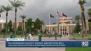 Arizona Governor Ducey signs off on 15-week abortion ban