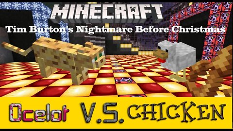 MINECRAFT MOB WARS - Ocelot or Chicken? It's like Mortal Kombat in Minecraft