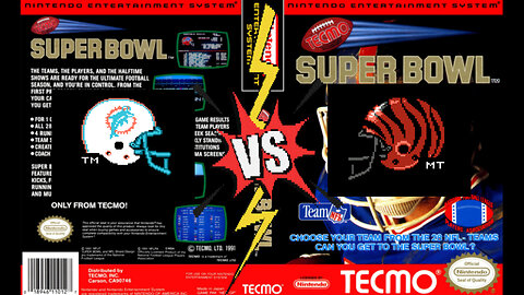 Tecmo Super Bowl - NES DeathDealer69 🇺🇸 (Miami Dolphins)