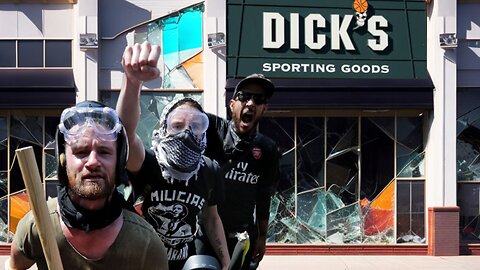 $100,000 Damage to Dick's Sporting Goods Store in Smash-and-Grab