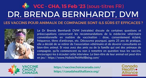 Dr. Brenda Bernhardt DVM - Les vaccins pour animaux de compagnie sont-ils sûrs et efficaces ?