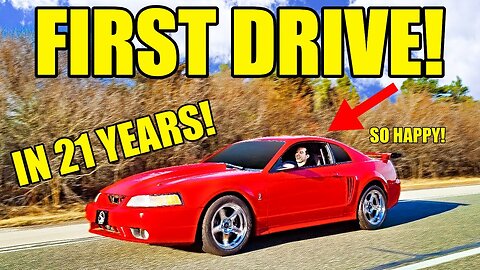 FIRST DRIVE Of My Abandoned Cobra Mustang After Sitting For 21 Years! It Broke But SOUNDS SO GOOD!