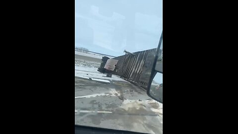 Transport Truck Rollover In Brandon Manitoba