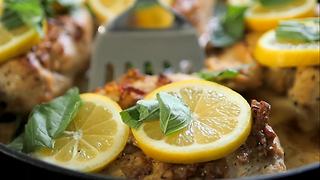 Creamy garlic lemon chicken recipe is deliciously tangy