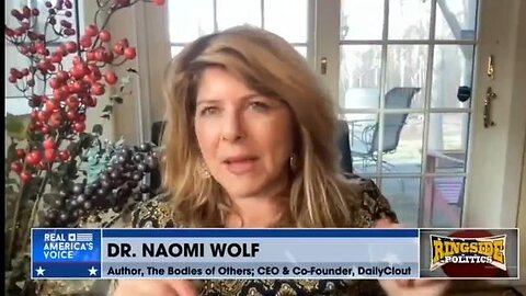 Dr. Naomi Wolf: One In Five People In The Pfizer Trials, Died Of Stroke-Like Events.