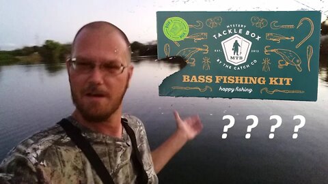 Mystery Tackle Box - Bass Fishing Kit unboxing and product review. Will a Blind Guy Catch fish???