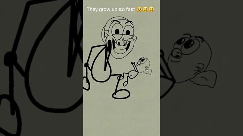 They grow up so fast🥺😂 #kids #animation #memes #funny #shorts