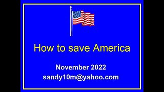 How to save America - Reinhabited Republic