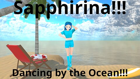 Anime Girl Dancing by the Ocean! [Custom Model!]