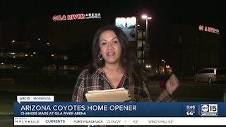 Changes made at Gila River Arena ahead of AZ Coyotes home opener